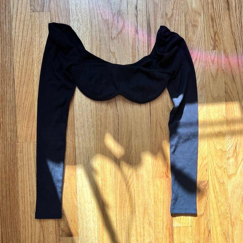 Becca Longsleeve Crop Top